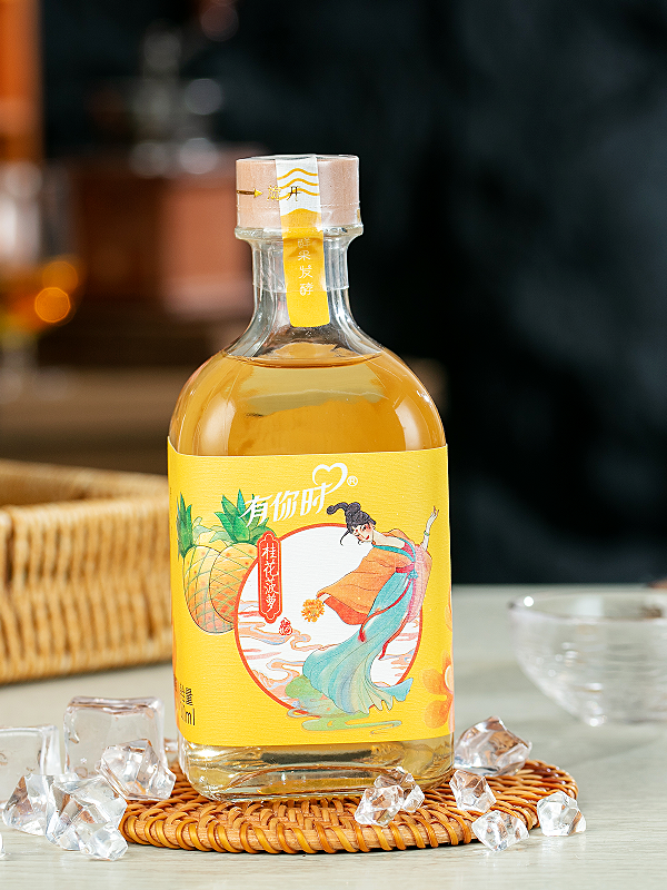 桂花菠萝酒 300ml方瓶