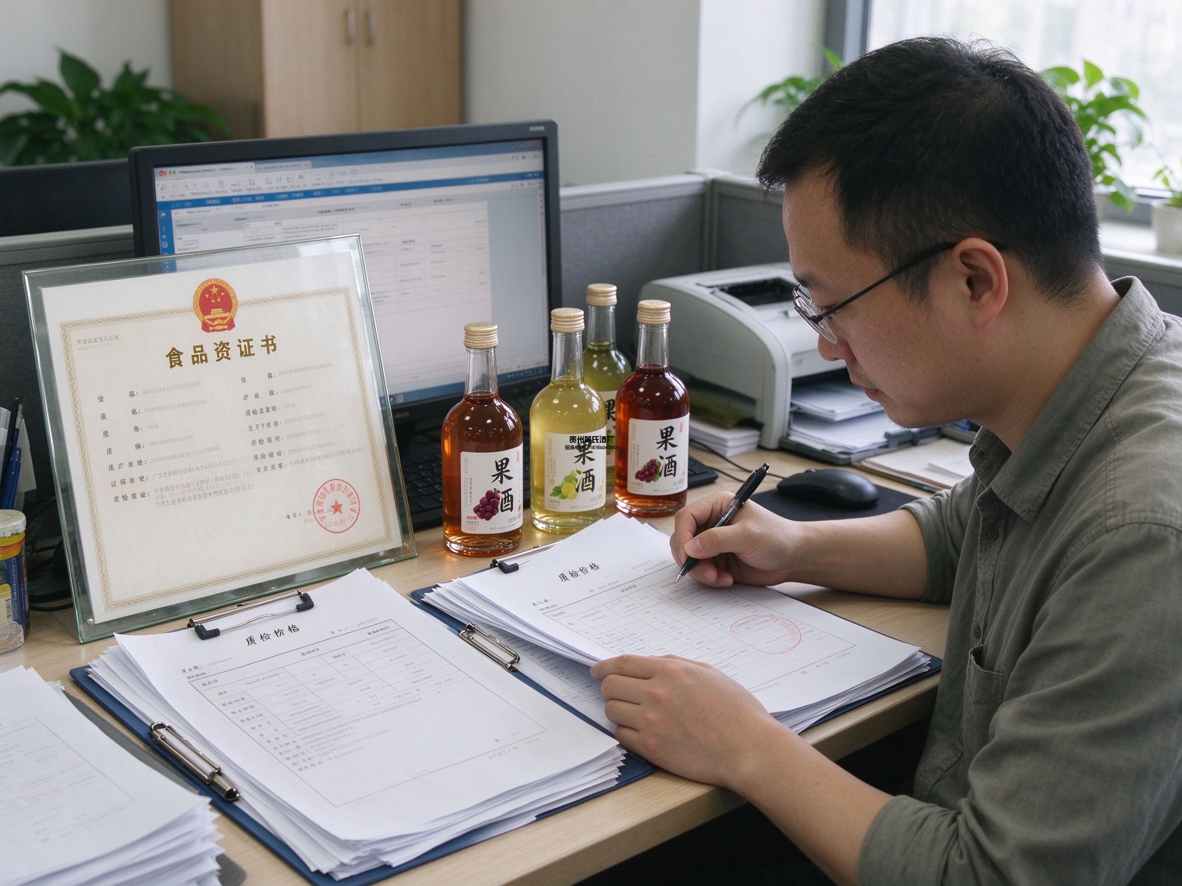 核对供应商资质证照与质检报告