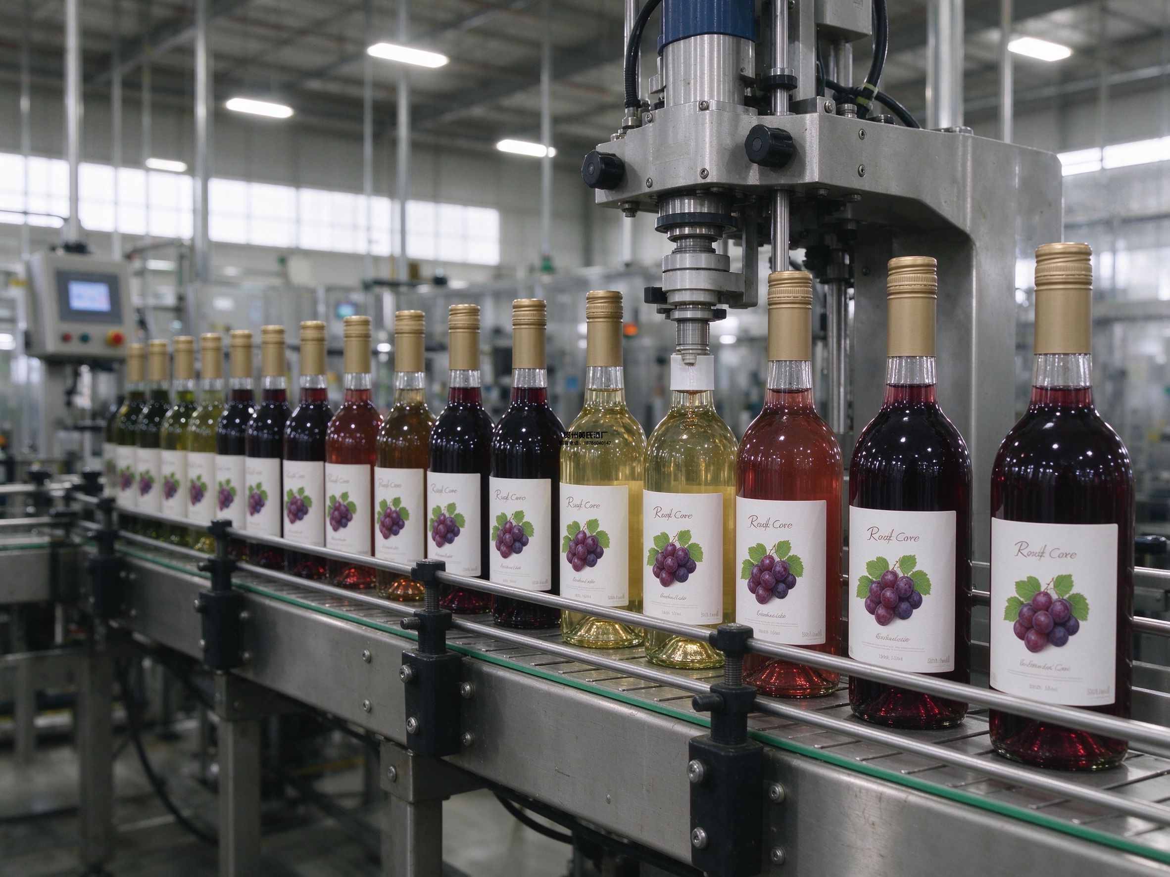 果酒灌装贴标生产线